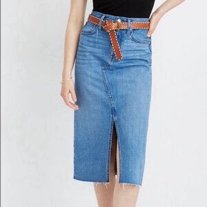 Madewell Women's Denim Jean Blue Skirt Size 33